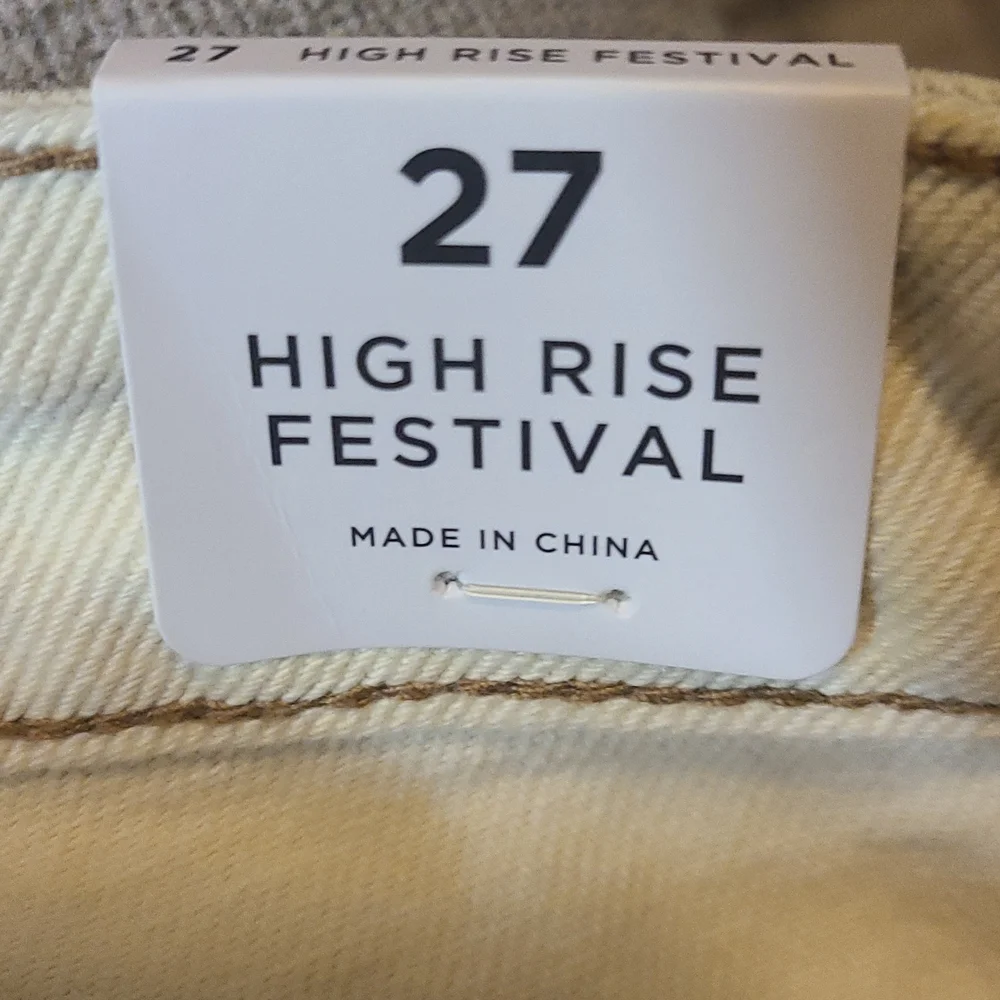 Pacsun High Rise Festival Denim Shorts